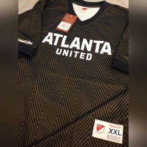 Atlanta United FC Mitchell & Ness Wordmark Mesh Jersey Size 2XL